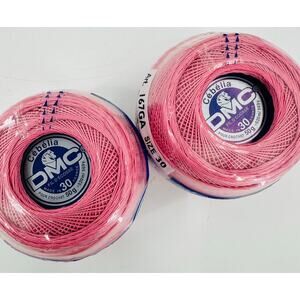DMC Cebelia Crochet 167GA 100% Mercerized Cotton Size 30 Dusty Pink 3688 (2)
